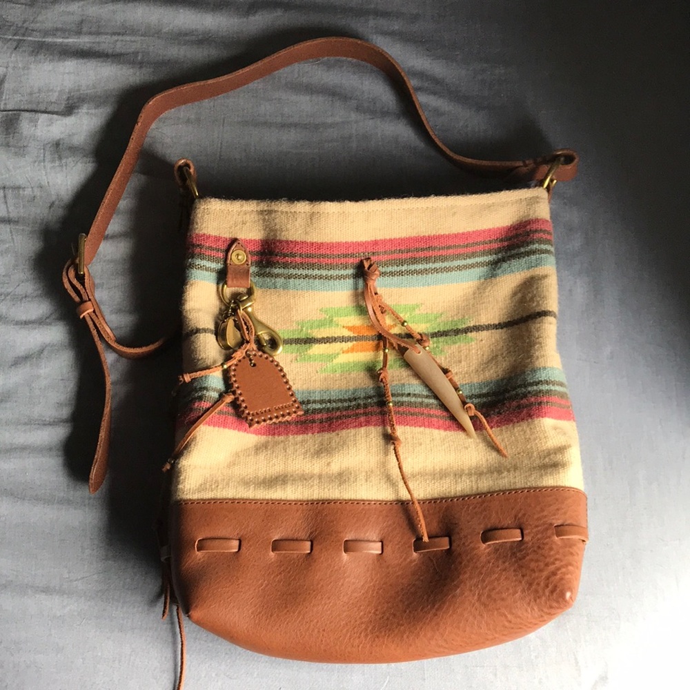 NWOT Ralph Lauren Collection Navajo Messenger Bag
